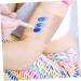 Palettes de Maquillage Jetables pour Mains 100 Pi ces 8cm X 8cm Film Pu Imperm able Auto-adh sif pour M langer Fond de Teint Fard Paupi res et Blush pour Maquillage Professionn - Buy Online on GoSupps.com