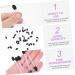 Didiseaon 100pcs Eye Shadow Stick Eyeshadow Stick Dual Side Eyeshadow Brush Silicone Woman Makeup Tools Sponge 7.5x0.5cm Black - Buy Online on GoSupps.com