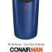 ConairMAN Beard Trimmer & Grooming Kit for Men - Includes Nose & Ear Trimmer 5-Position Comb - Battery Operated Blue | International Shipping Available - Buy Online on GoSupps.com