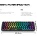Fnatic Gear Streak65 | Compact Mechanical Gaming Keyboard | LED RGB Backlight | Speed Silver Switch | 65% Layout | DE QWERTZ - Buy Online on GoSupps.com