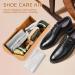 9 Piece Shoe Polish & Care Kit Leather Shoe Shine Kit with Black&Transparent Wax Cleaning Shine Care Barrel Set With Shoehorn Wooden Applicator Cloth Soft Horsehair Brushes for Shoe Polishing - Buy Online on GoSupps.com