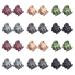 FVVMEED 24 Pieces Simple Matte Texture Mini Hair Clips Small Plastic Claw Barrette Grip Clamps Pins Updo Decorative Bun Topknot Bangs Braids Twist Clip Accessories for Kids Baby Girl Thin Thick Hair