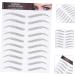 FOMIYES 12 sheets Girls Hairlike Eyebrows Temporary Artificial Eyebrow for Stickers Transfers Sticker False - Buy Online on GoSupps.com