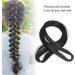 Tinsel Hair Extensions Concise Exquisite Beautiful Durable Hair Glitter Convenient Practical for Prom for Fashion Shows for Parties(Bright black) - Buy Online on GoSupps.com
