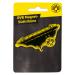Borussia Dortmund Unisex Youth magnet south stand magnet black and yellow one size EU
