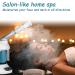 Nano Ionic Facial Steamer - DenniesCare Hot Mist Mini Spa with 360 Rotatable Sprayer in Blue White for Personal Use at Home or Salon - Buy Online on GoSupps.com