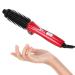Hair Curling Iron Brush Mini Curling Iron Ceramic Tourmaline Ionic Hot Curler Brush Professional Anti-Scald Instant Heat Up Electric Wand for All Hair Types