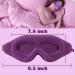 3D Contoured Eye Mask for Lash Extensions - Sleep Mask for Women | Light Blocking Eye Shade for Travel Yoga & Naps - Buy Online on GoSupps.com