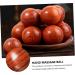 Healeved Solid Wood Massage Balls - 2-St Disk Set for Hand Roller Therapy Circulation & Meditation - Rosewood 5x5cm - Buy Online on GoSupps.com