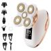 Electric Razors for Women 5D Facial Hair Removal 5-in-1 Wet/Dry Bikini Trimmer Electric Shaver for Women Rechargeable Face Shaver for Arms Legs Armpit Pubic Area Painless Womens Grooming Kit