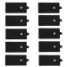 Belifu TENS Unit Electrode Pads Reusable Self-Adhesive Replacement Massage Pads Latex Free Standard Connection Snap on 3.5mm Cable for Tens EMS Massager