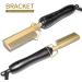 Hair Smoothing Brush - Ion Technology & Ceramic Coating for Wet/Dry Hair | Black Gold - Buy Online on GoSupps.com