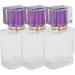Glass Perfume Bottle Refillable Perfume Atomizer Dispenser Liquid Makeup Container 50ml (Purple) - Buy Online on GoSupps.com