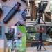 ULANZI MT-08 Extension Pole Tripod Selfie Stick for iPhone, Samsung, Canon, Sony Cameras - Vlogging Grip Stand - Black - Buy Online on GoSupps.com