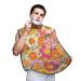 Retro Daisy Flowers Shaving Bib Gifts for Dad Waterproof Vintage Wild Flower Beard Apron One Size Fits All