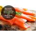 Smoked Salmon Sockeye Lox Cold Smoked Wild Caught Pacific Canadian Fish Sliced (1-lb) 454 g (Pack of 1) - Buy Online on GoSupps.com