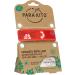 PARA'KITO Mosquito Repellent Wristband - Waterproof Outdoor Pest Bracelet with Natural Oils (Hawaii) - Buy Online on GoSupps.com