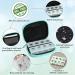 Serfeymi Travel Pill Organizer with Removable Weekly Pill Box - Green 01 - Buy Online on GoSupps.com