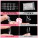 AIMeili 432 Pieces Transparent Fake Nails | 12 Sizes Artificials Acrylic UV Gel Nail Tips - Coffee Color - Perfect for Nail Art & Easy Application - Buy Online on GoSupps.com