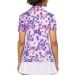JACK SMITH Women's Golf Polo Shirt | Short Sleeve Moisture Wicking Zipper Top | Pink-floral, Large - Buy Online on GoSupps.com