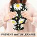 NAANLE 1L Hot Water Bottle - Chrysanthemums Daisy Flower Design for Menstrual Cramps Relief & Heat Therapy - Transparent Heating Bag for Hand & Foot Comfort - Buy Online on GoSupps.com