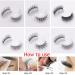 Reusable Self-Adhesive Eyelashes Natural Fluffy Curling Long Eyelashes Cat Eye Lashes 3D Fake Eyelashes Natural Look Waterproof Soft Thick Volume Faux Lashes No Magnet No Glue Needed Lash - Buy Online on GoSupps.com