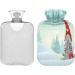 Traditional Christmas Gnome Tomte Hot Water Bottle | 2L Fleece Cover for Comfort & Relief - Perfect for Cold Compresses  - Buy Online on GoSupps.com