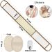 50 Inch Extra Long Loofah Back Scrubber | Exfoliating Natural Loofah Pads for Deep Clean & Rejuvenation | Ideal for Men & Women | Adhesive Hook Included - Buy Online on GoSupps.com