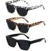 Vision World 3 Pairs Women's Outdoor Reading Sunglasses - Fully Magnified Readers (Grey/Brown/Black 2.5x) - International Shipping Available - Buy Online on GoSupps.com