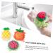 Buy 4pcs Cartoon Fruit Shape Bath Towels & Exfoliating Shower Brushes | International Shipping Available - Buy Online on GoSupps.com