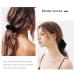 Kavya Hair Tie - 12 Soft Monochrome Elastic Scrunchies for Girls & Women | Perfect Hair Accessories - Buy Online on GoSupps.com