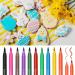 Oikabio 10 Pieces Food Colour Pens Baking Edible Marker Pen Food Pen Tip Colouring Marker for DIY Cake Decoration Biscuits - Buy Online on GoSupps.com