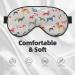 Shop Hound Dog Print Eye Mask | Adjustable Blackout Sleeping Mask for Women & Men | Sleep Aid - Buy Online on GoSupps.com
