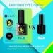 UR SUGAR Glow in the Dark Gel Nail Polish Set - Neon Fluorescent Colors for Party Nails | Soak Off UV Kit - Buy Online on GoSupps.com