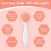 SNOYE Super Soft Silicone Facial Cleansing Brush for Sensitive Skin - Waterproof & Gentle exfoliation (Pink) - Buy Online on GoSupps.com