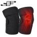 Buy Heated Knee Brace Wrap with Massage | Adjustable Self-Heating Tourmaline Knee Pad for Pain Relief | International Shipping - Buy Online on GoSupps.com