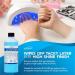 Lucemill Nail Prep & Wipe Gel Nail Polish Cleanser I 500ml | Professional Formula for Gel Nails Acrylics & Nail Tips | Alcohol for Nails & Gel Wipe Off Solution I Comes with 200 Lint Wipes - Buy Online on GoSupps.com