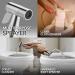 Easy Giggles Stainless Steel Cloth Diaper Sprayer Kit - Handheld Bidet Spray with Brushed Nickel Finish - Buy Online on GoSupps.com