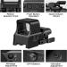 MidTen Red Green Dot Sight 4 Reticles | Reflex Sight Quick Detach Mount 20mm Rail - Buy Online on GoSupps.com