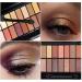 MEIBANFA 28 Color Eye Shadow Palette - Matte Shiny Waterproof Makeup with Mirror Brush - Buy Online on GoSupps.com
