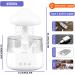 Cloud Rain Humidifier with Colorful Light & Aroma Diffuser - 7 Color Changing Lights - Multifunctional for Home, Desk, Bedside - White - Buy Online on GoSupps.com