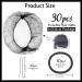Teenitor Black Invisible Hair Net Set - 30pcs Mesh Nets for Ballet Girls, Women, and Dance Child + 10 Elastic Hair Ties & 40 U Shape Hair Pins - Buy Online on GoSupps.com
