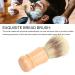 Handmade Beard Razor Brush - Wooden Handle Men's Shaving Brush with Dense Bristles for Home & Salon Use - Buy Online on GoSupps.com