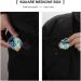 Watercolor Pattern Pill Box - 2 Compartment Portable Medicine Organizer - Decorative Metal Pill Case for Pocket or Purse - Buy Online on GoSupps.com