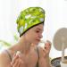 Green Apple Microfiber Hair Towel - Soft Super Absorbent Wrap for Women | Quick Dry Coral Velvet Cap for Long Curly and Thick Hair - Buy Online on GoSupps.com