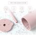 JOYIT Silicone Straw Cups for Toddlers - 6 oz Open Training Cup in Princess-Pale Mauve - Buy Online on GoSupps.com
