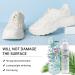 MEIEGOU Shoe Cleaning Kit Shoe Cleaner(with Brush Towel and Sponge) White Trainer Cleaner for sports leather and casual shoes Shoe Whitener- 100ml - Buy Online on GoSupps.com