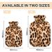 Shop Leopard Print 2L Hot Water Bottle | Cozy Pain Relief & Winter Hand Feet Warmer - Buy Online on GoSupps.com