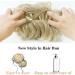 Hair Bun Hairpiece for Women Messy Bun Hair Piece Scrunchie Tousled Updo Hair Extensions Bun with Rubber Band Curly Wavy Ponytail Extensions Synthetic Chignon for Women Girls Hair Chignons(2) - Buy Online on GoSupps.com