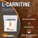L-Carnitine Powder 500 mg - Amino Acid Supplement for Weight Management - 100g (3.5 oz) - Pack of 1 - Buy Online on GoSupps.com